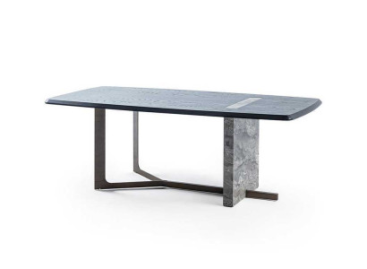  Modern Rechteckig Esszimmer Esstisch Grau Holz Luxus Design Tisch